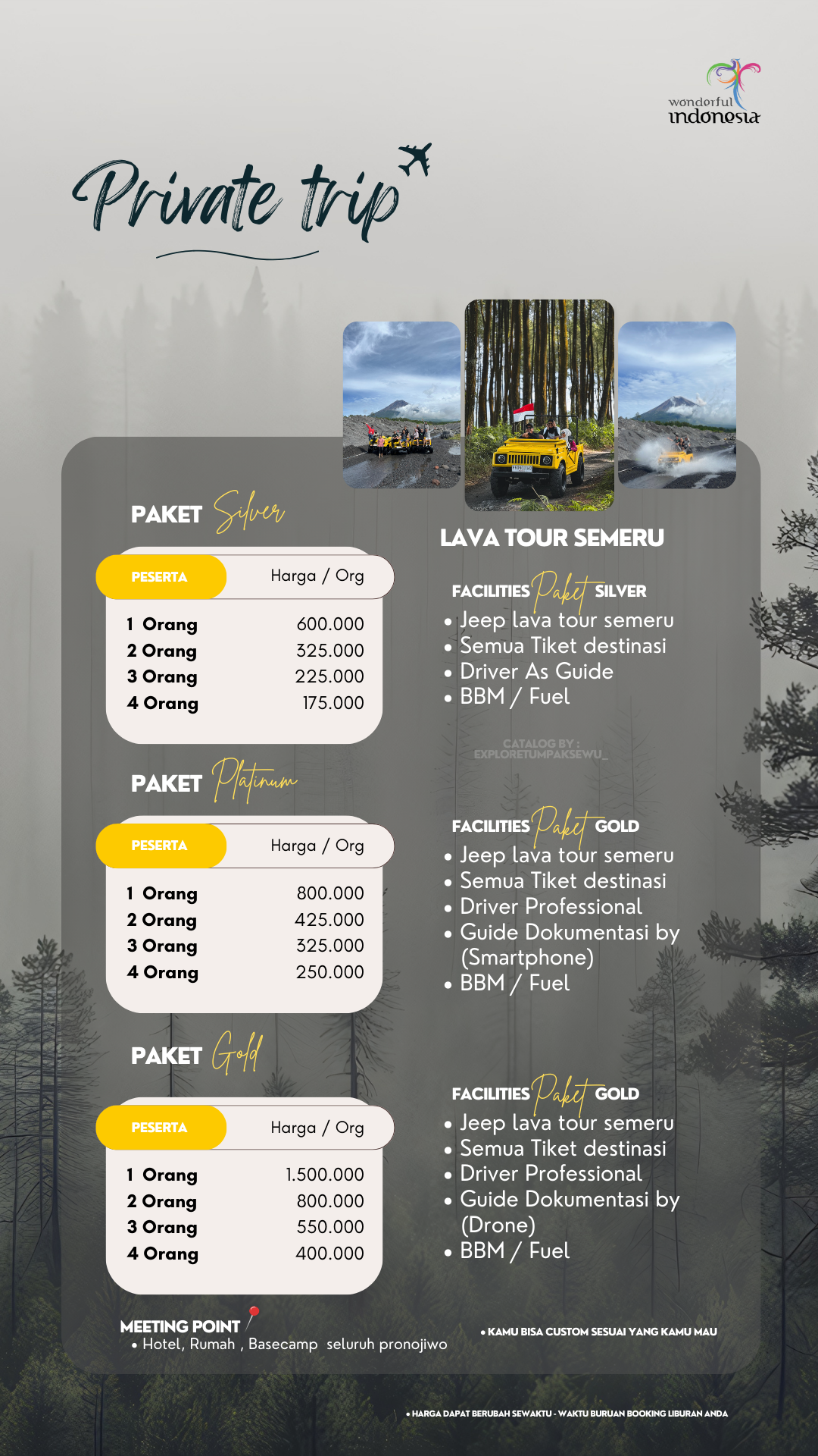 Paket Lava Tour